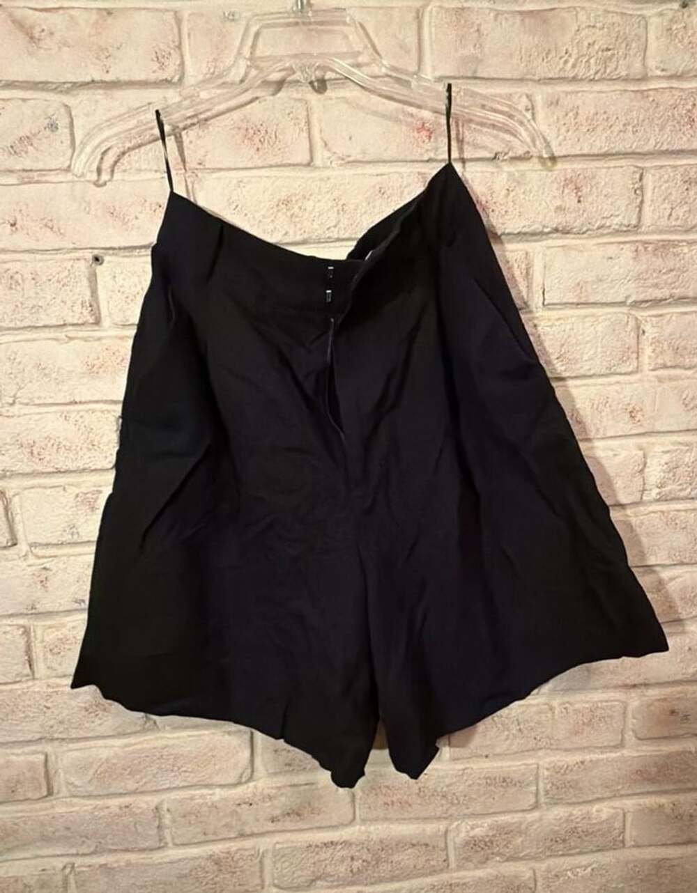 Zara Pleated Shorts Size S Black